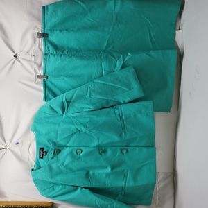 Isabella green women skirt set size 16